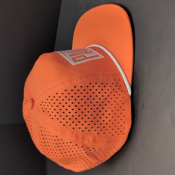 Palmetto Mens Orange Mesh/Snapback Trucker Hat. - Picture 4 of 7